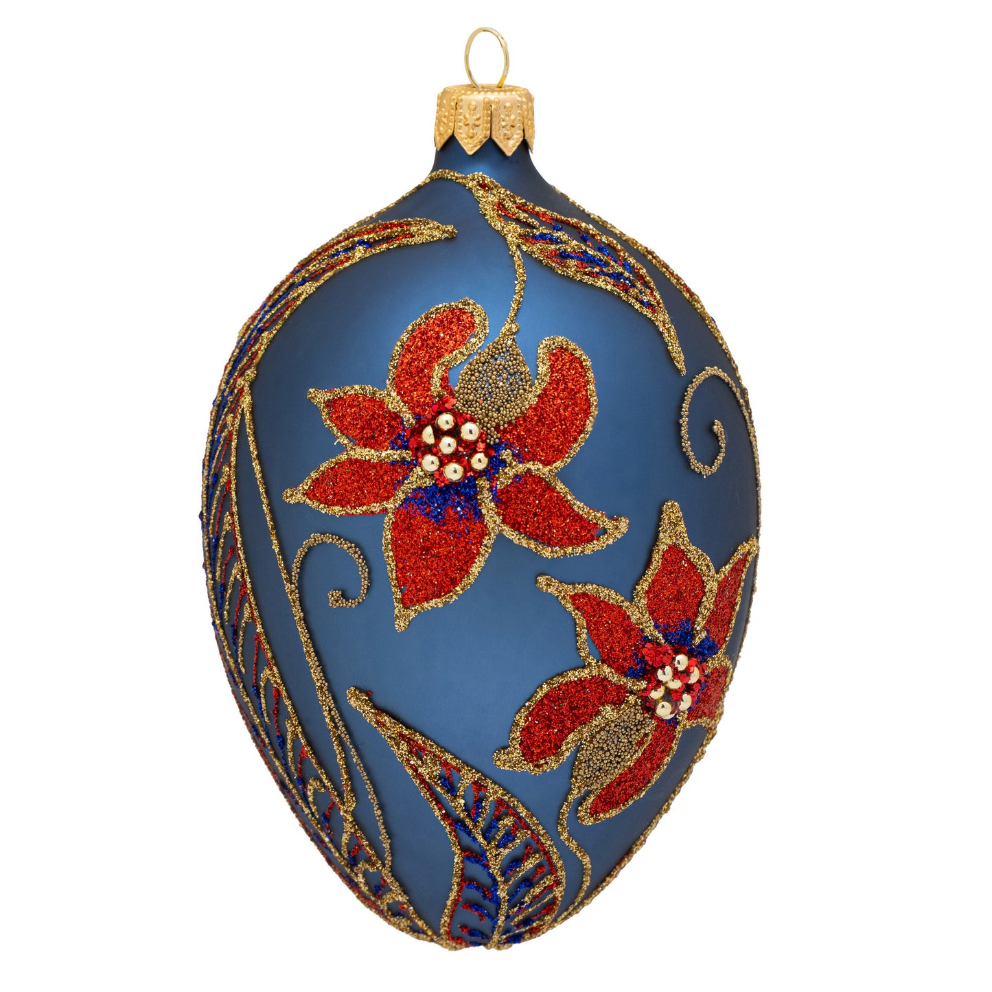 RUBY RED BLOOMS FABERGÉ EGG