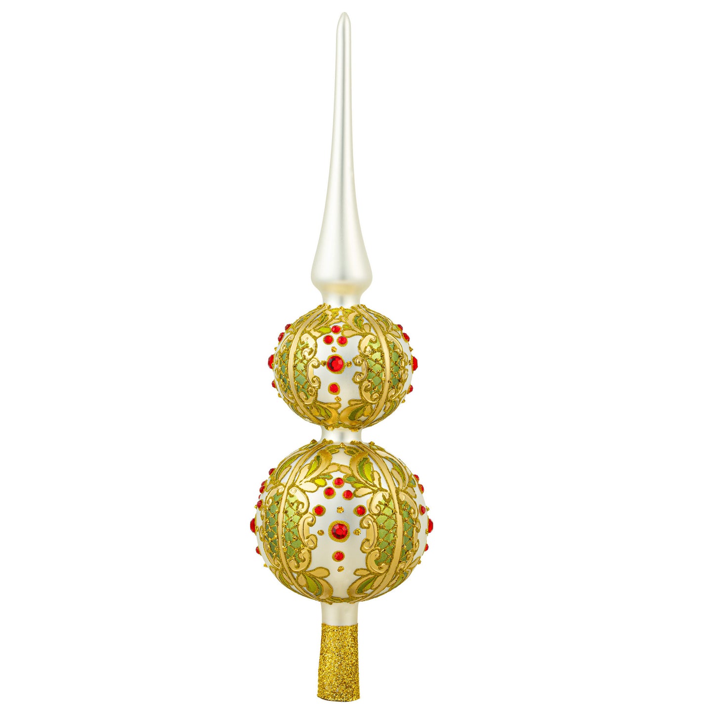 CLASSIC WHITE & GOLD TREE TOPPER