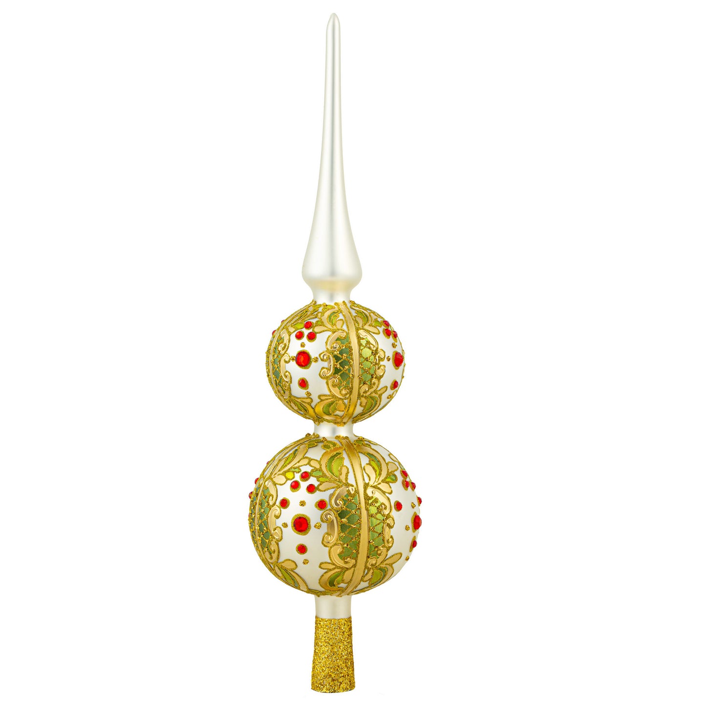 CLASSIC WHITE & GOLD TREE TOPPER