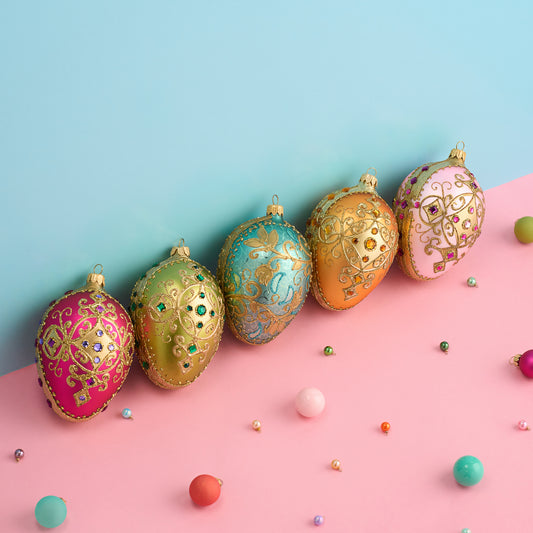 PERIDOT GREEN & GOLD FABERGÉ EGG