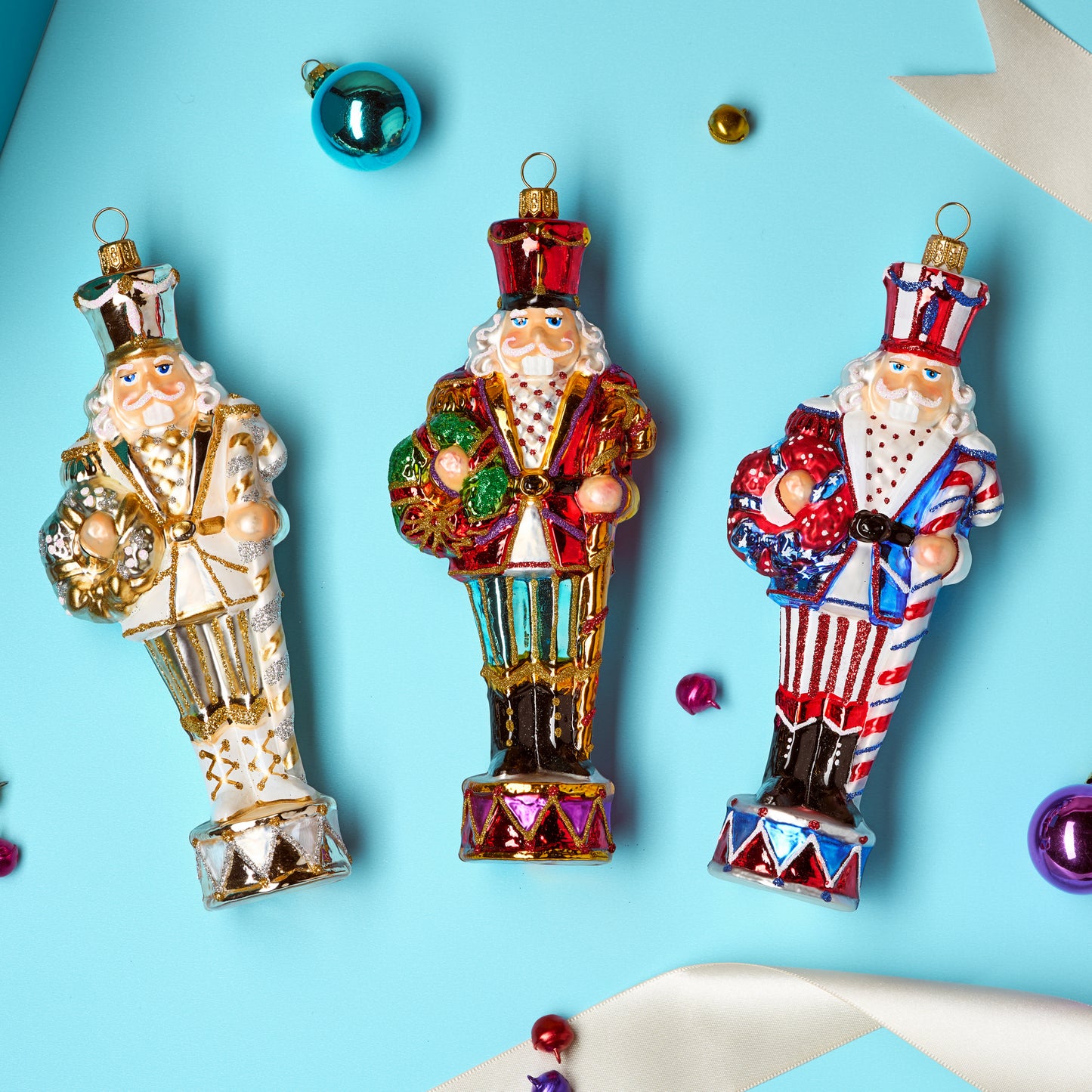 PATRIOTIC STARS & STRIPES NUTCRACKER