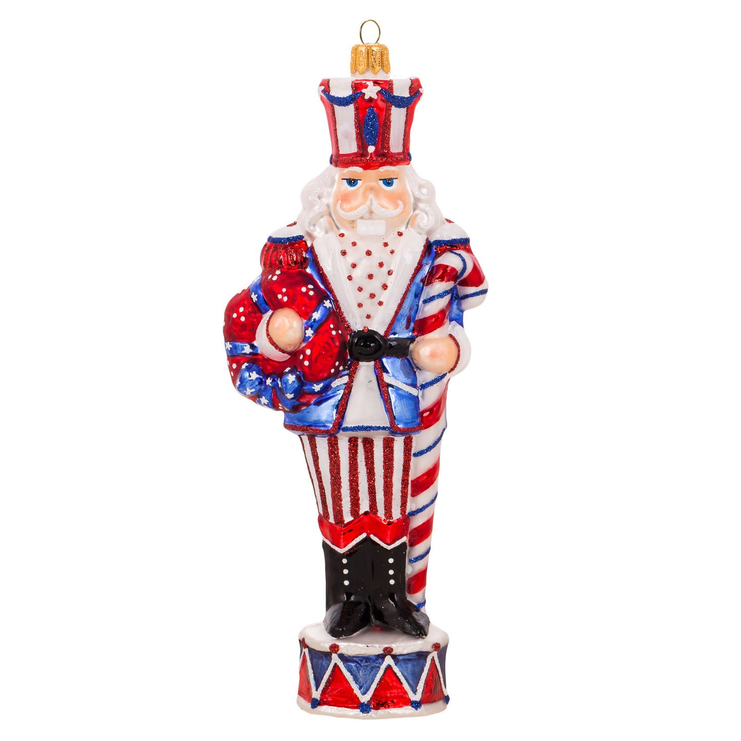 PATRIOTIC STARS & STRIPES NUTCRACKER
