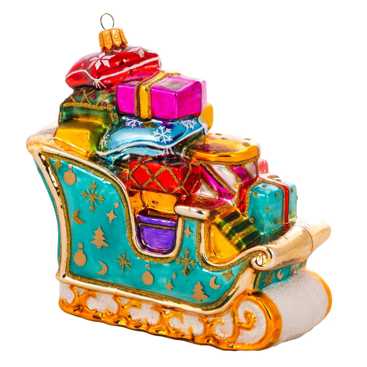 FESTIVE SLEIGH WITH GIFTS