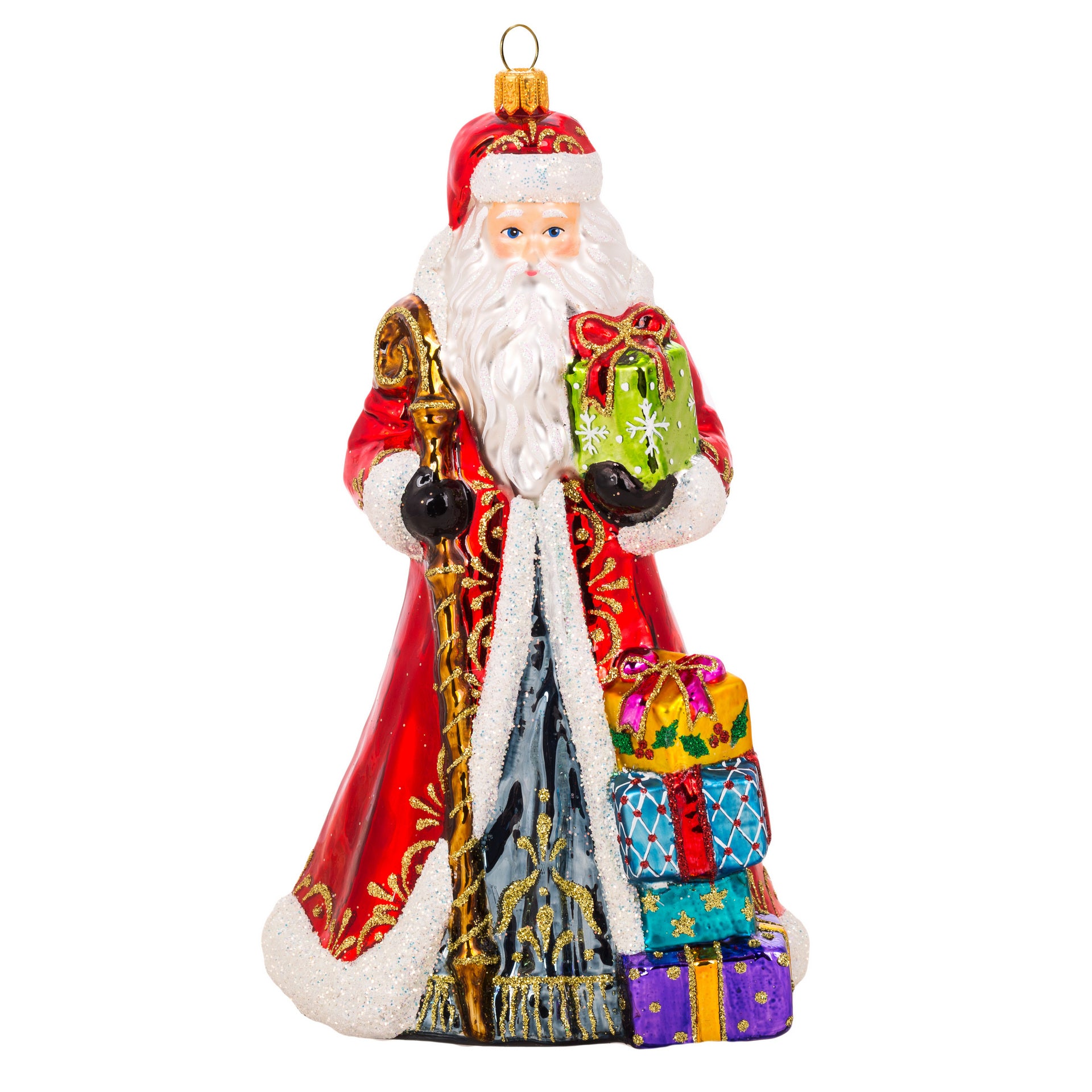 s.santa ベージュ38 Woodland Holiday Santa Figurine, 18.25IN