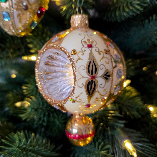 CHATHAM DROP IN GOLD FILIGREE