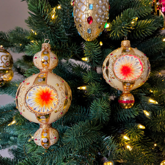 WINDSOR DROP IN GOLD FILIGREE