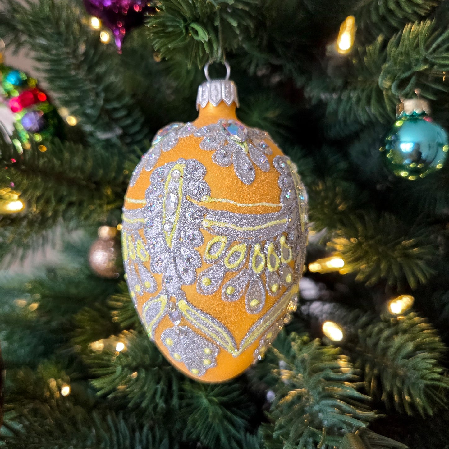 SMALL PALACE YELLOW FABERGÉ EGG