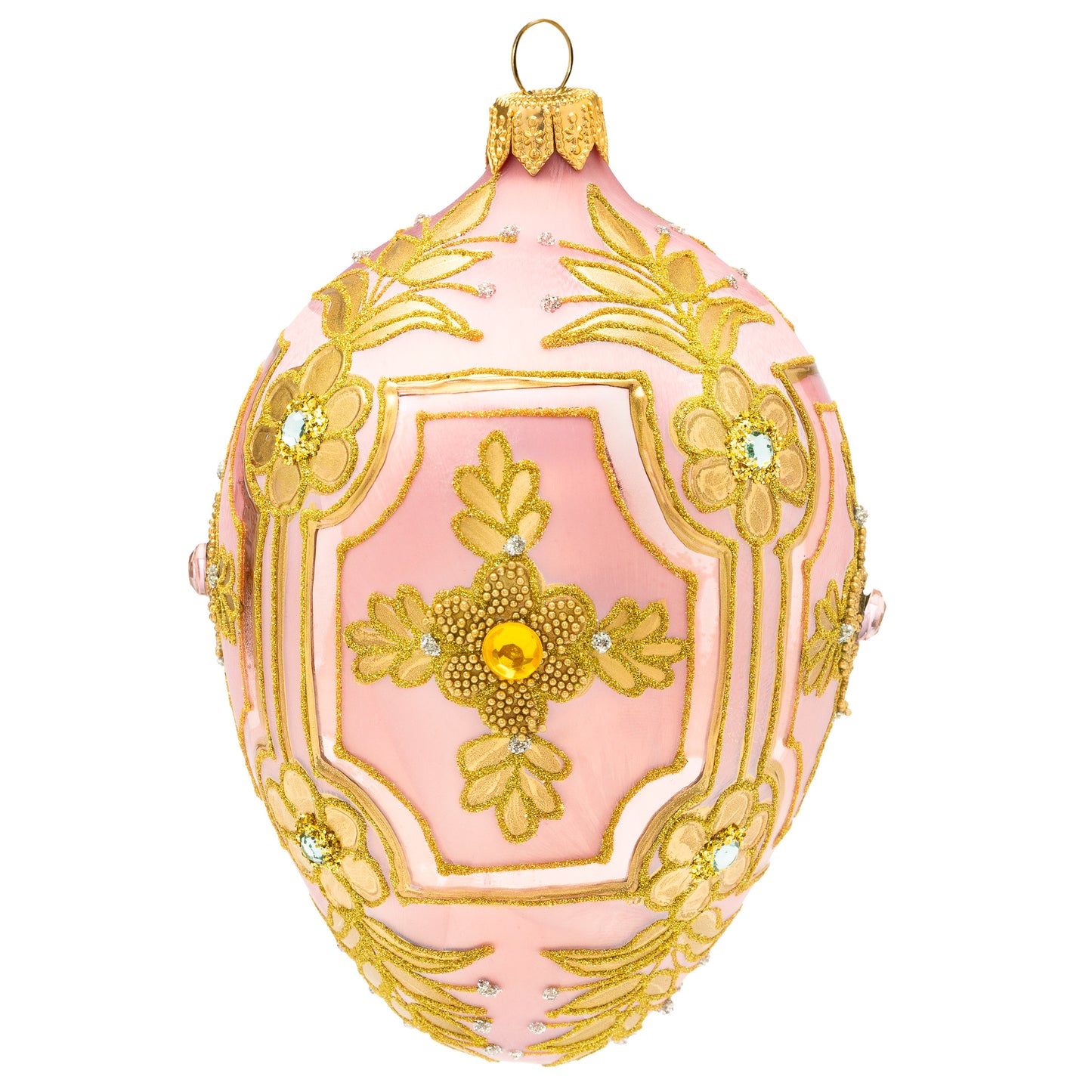 DELICATE PINK & GOLD FABERGÉ EGG