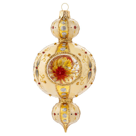 WINDSOR DROP IN GOLD FILIGREE