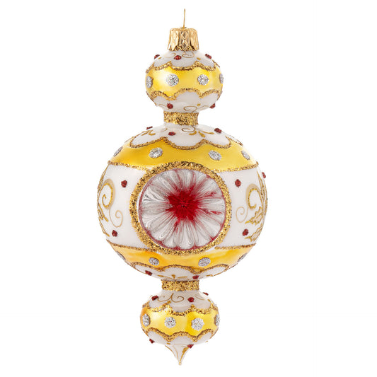 WINDSOR DROP IN WHITE & GOLD