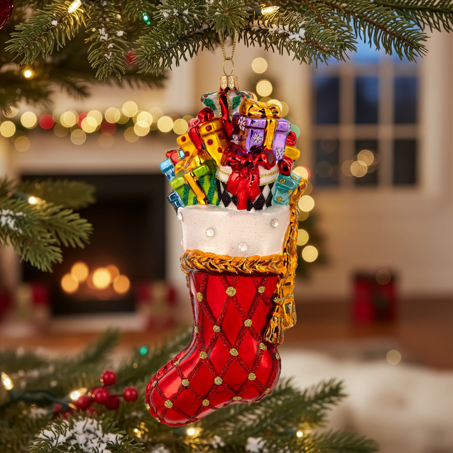 GIFTS GALORE FESTIVE STOCKING