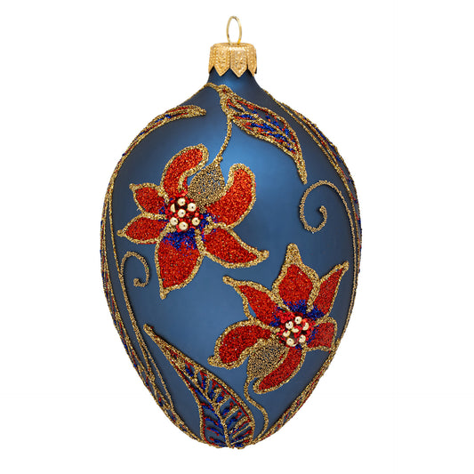 RUBY RED BLOOMS FABERGÉ EGG