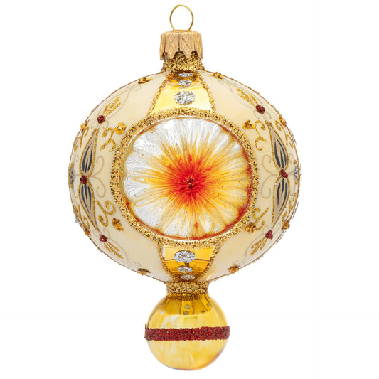 CHATHAM DROP IN GOLD FILIGREE