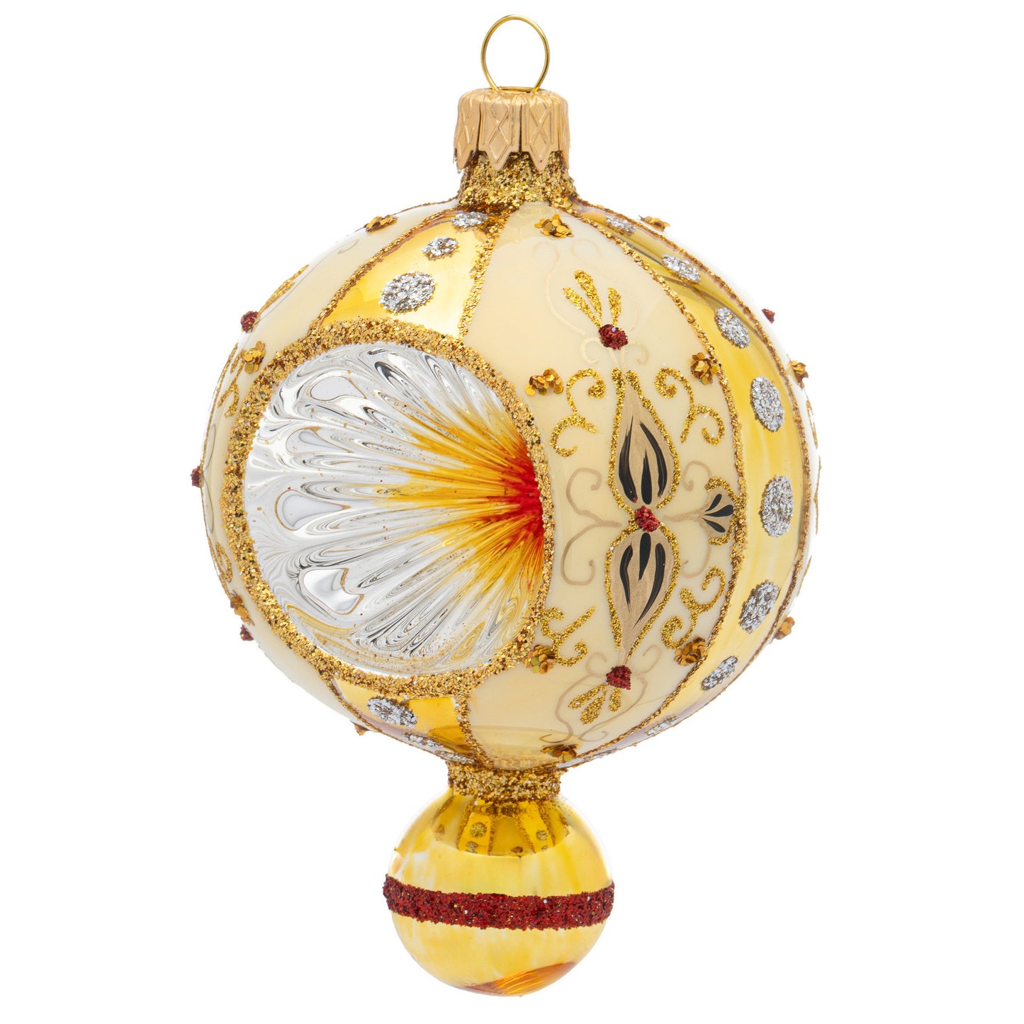 CHATHAM DROP IN GOLD FILIGREE