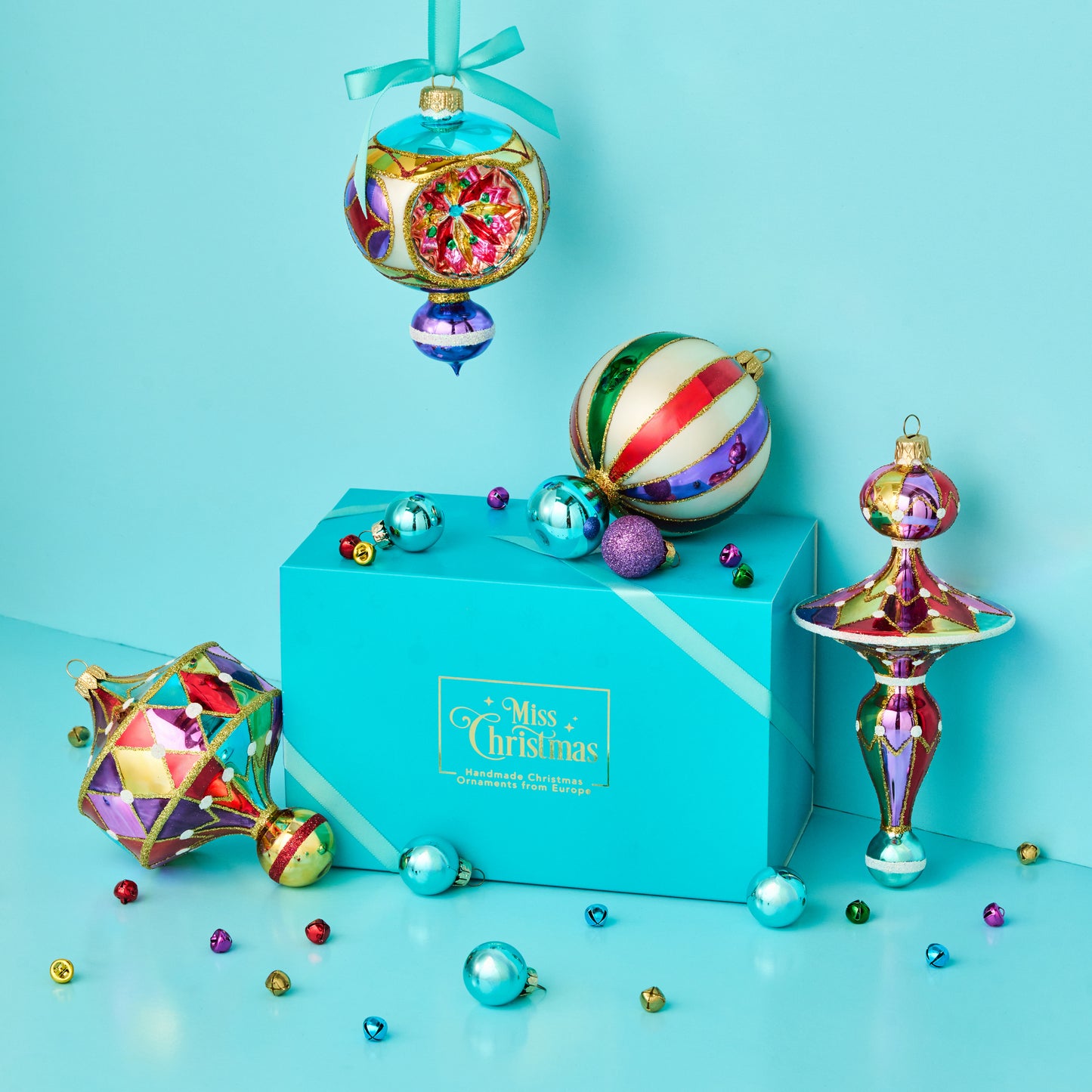VINTAGE FAIR FUNFAIR DROP IN TURQUOISE