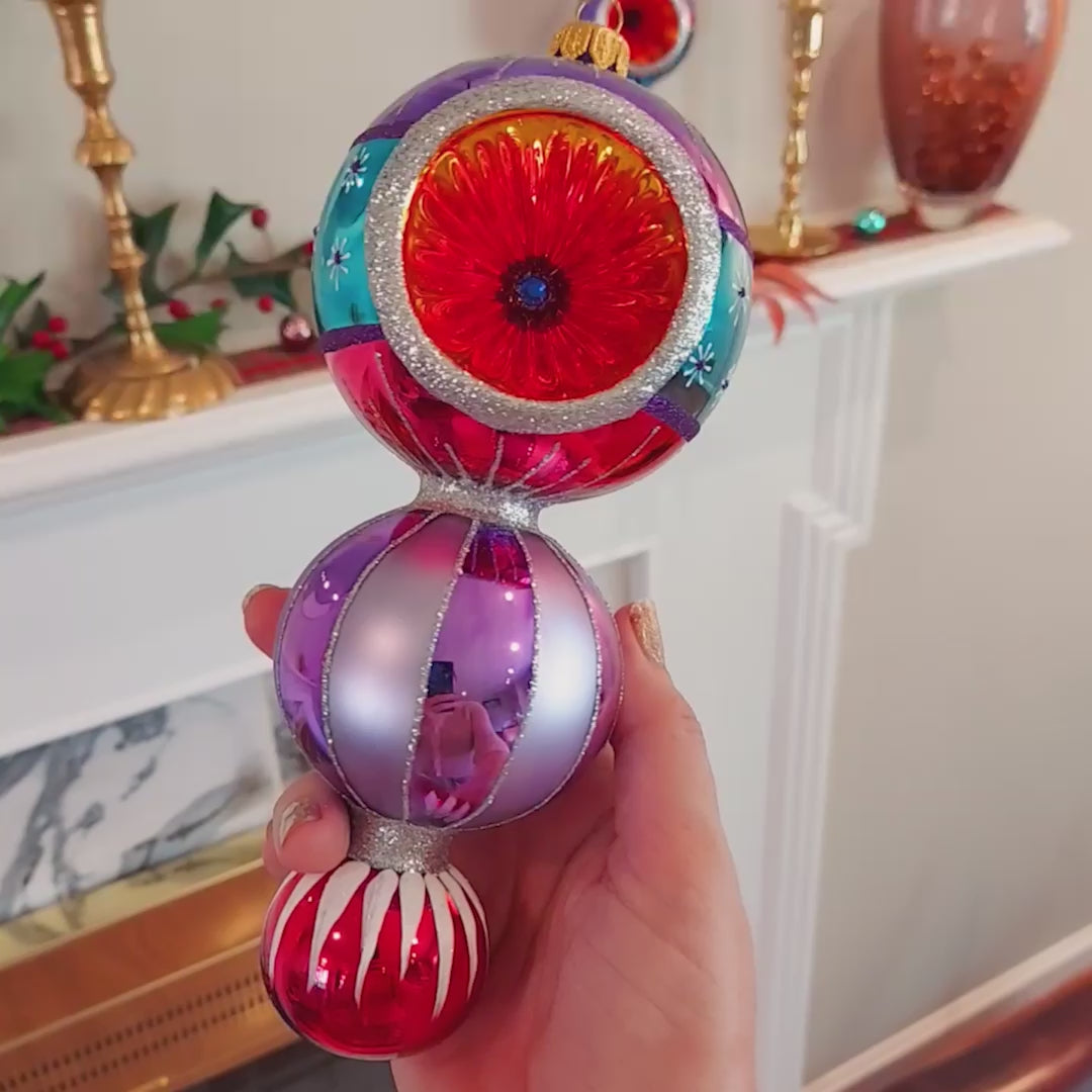 Vintage Fair Winter Wonderland Reflector Drop