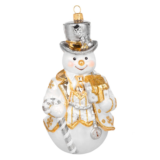 ELEGANT WHITE SNOWMAN
