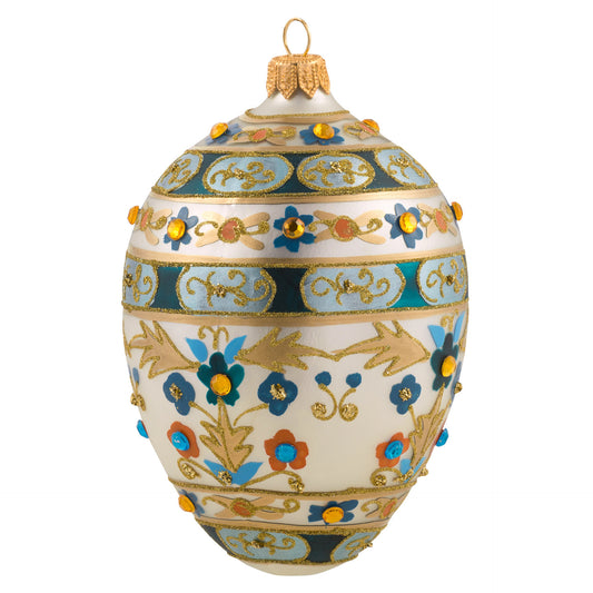 BLUE & GOLD FABERGÉ EGG