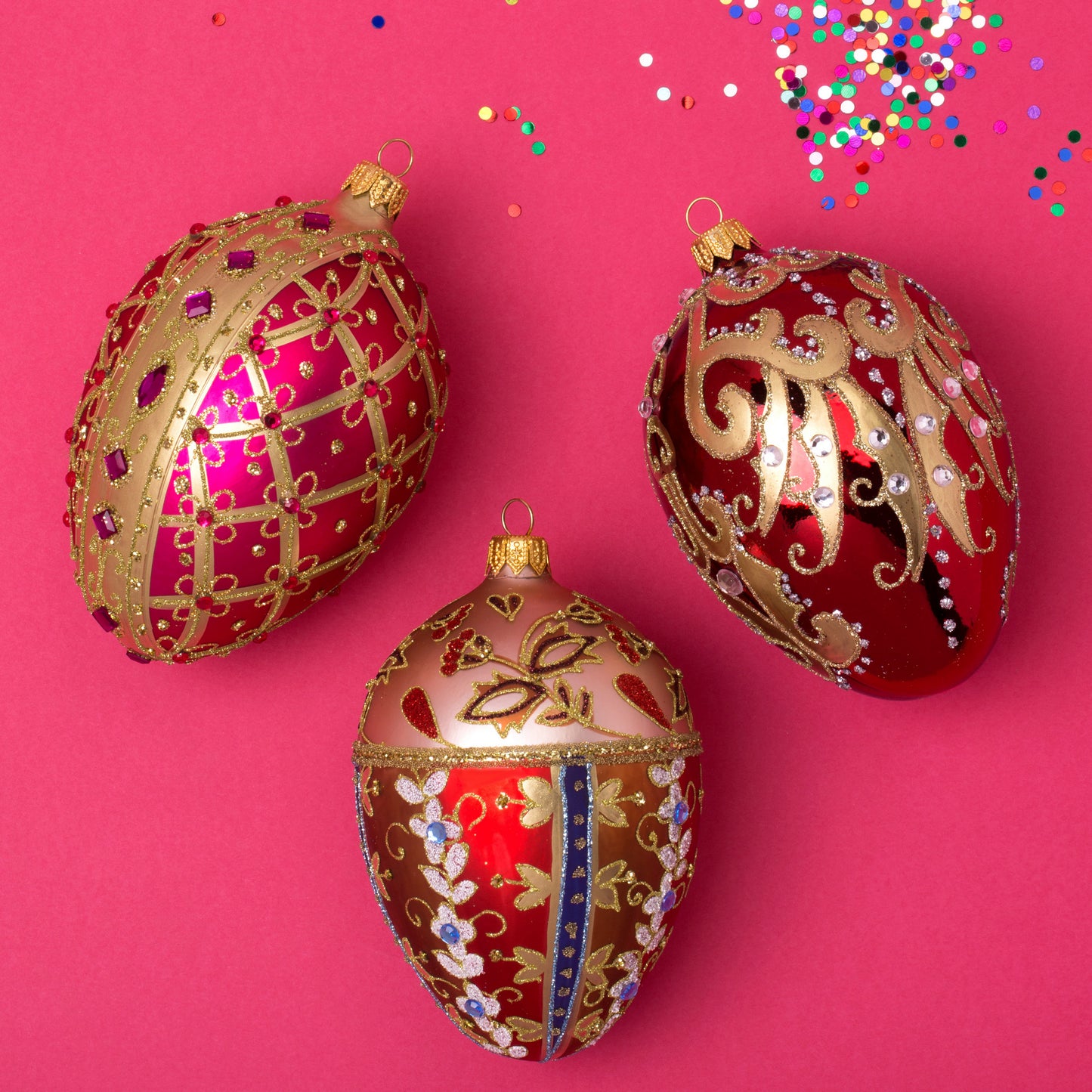 FABERGÉ EGG WITH ROYAL TAPESTRY PATTERN