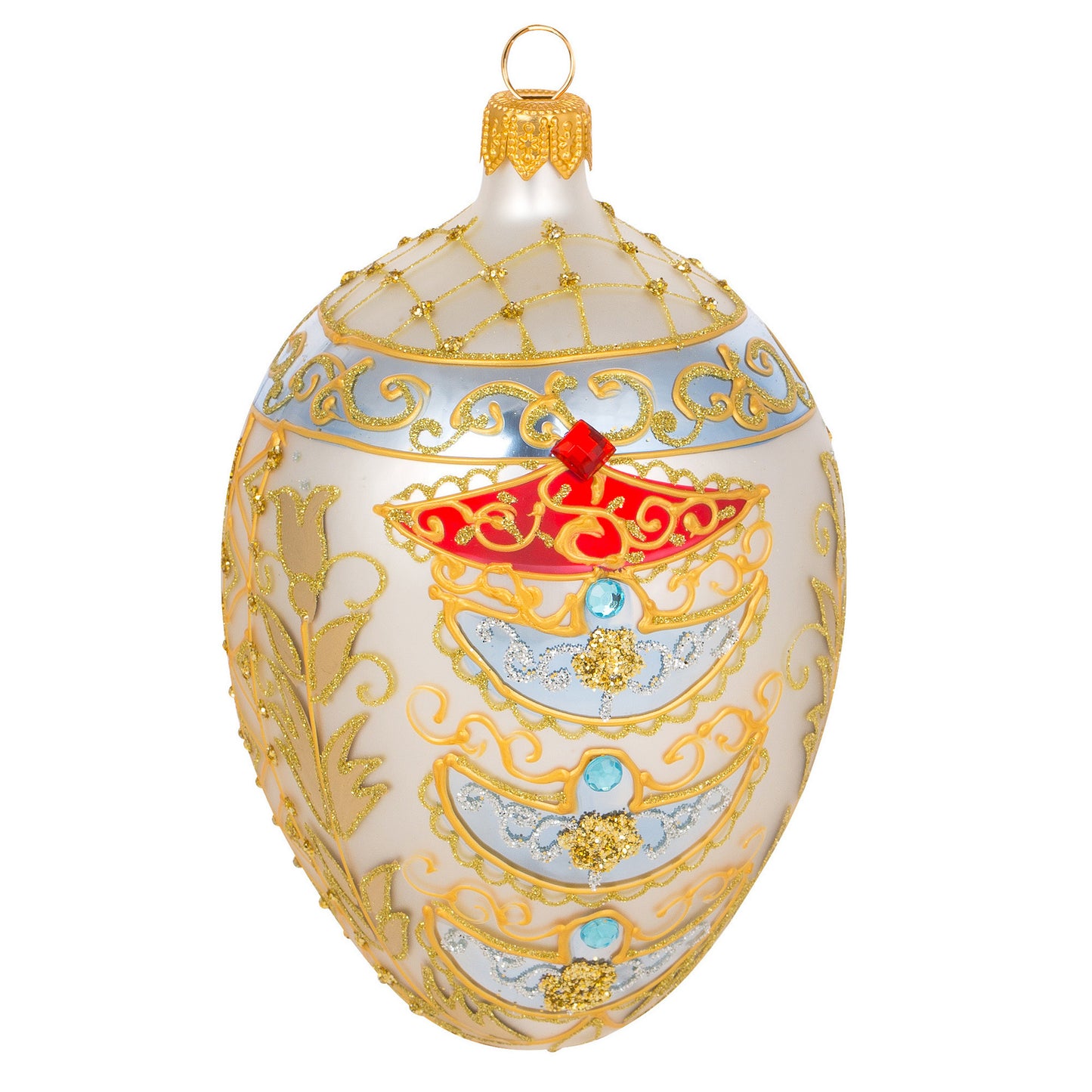 ELEGANT VIENNESE PATTERN FABERGÉ EGG