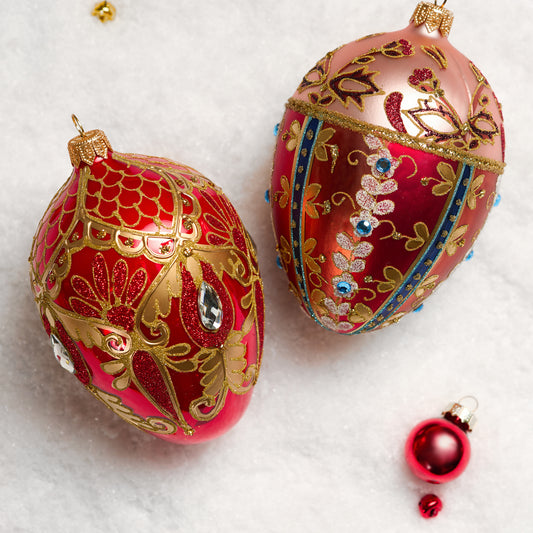FABERGÉ EGG WITH ROYAL TAPESTRY PATTERN