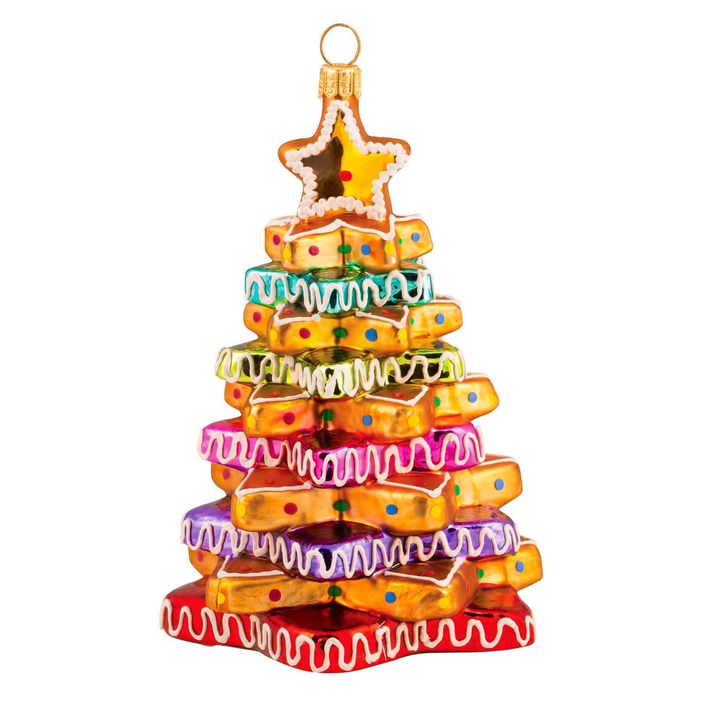 COLORFUL GINGERBREAD CHRISTMAS TREE