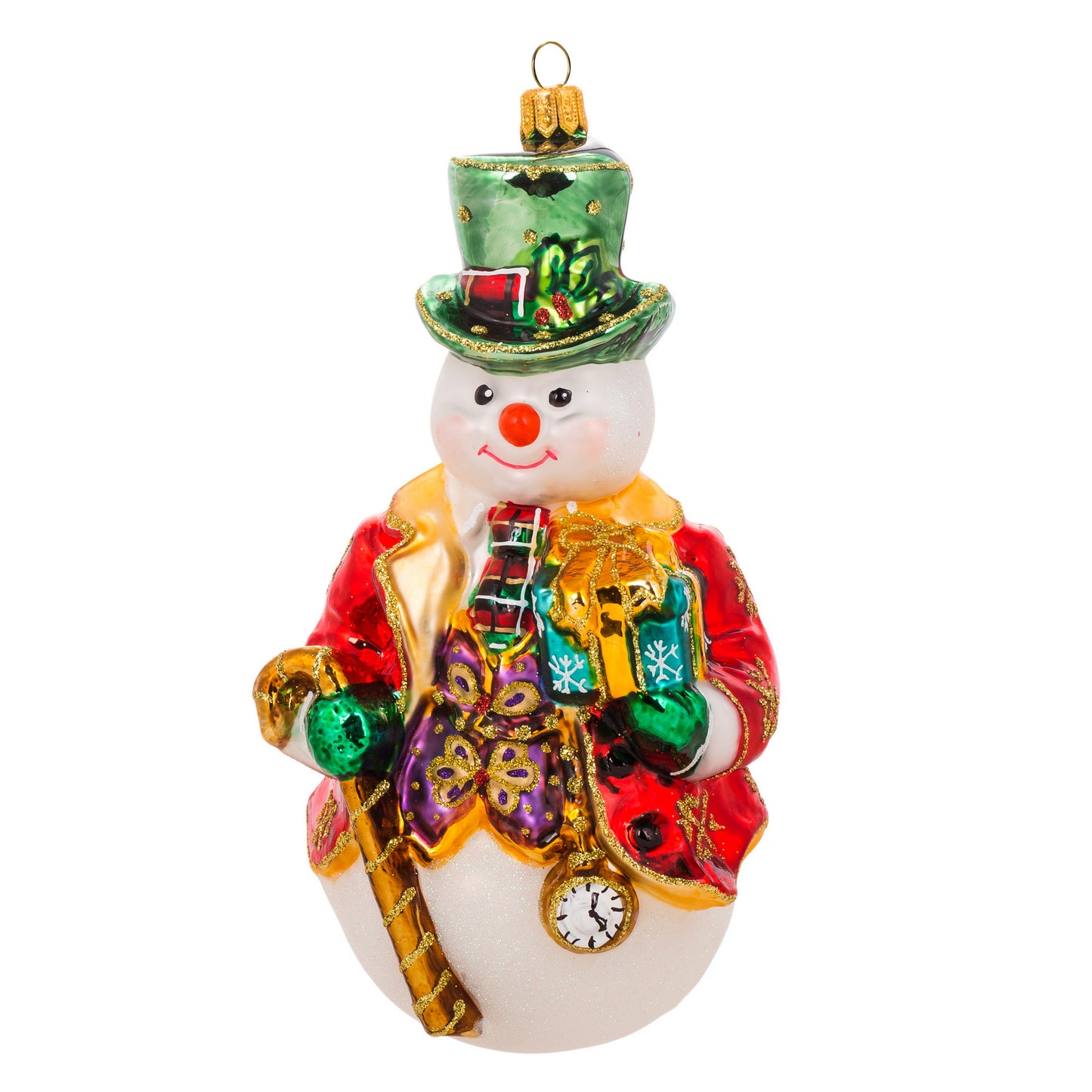 FANCY SNOWMAN WITH GIFT