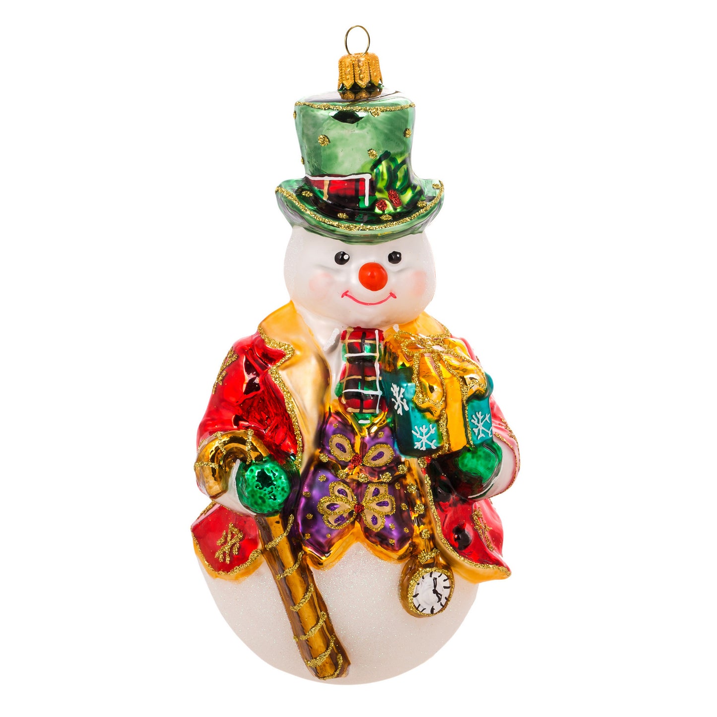 FANCY SNOWMAN WITH GIFT