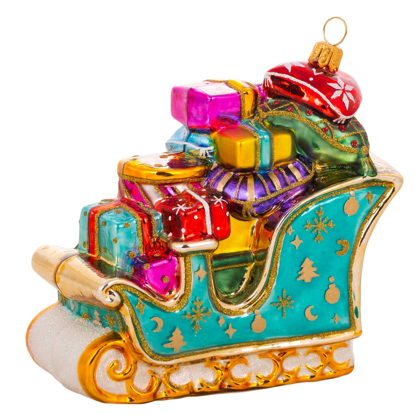 FESTIVE SLEIGH WITH GIFTS